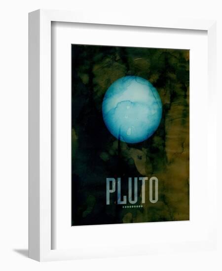 The Planet Pluto-Michael Tompsett-Framed Art Print