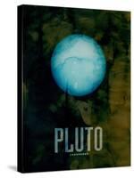 The Planet Pluto-Michael Tompsett-Stretched Canvas