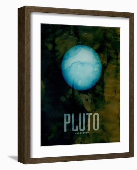 The Planet Pluto-Michael Tompsett-Framed Art Print