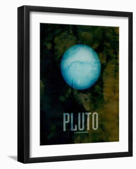 The Planet Pluto-Michael Tompsett-Framed Art Print