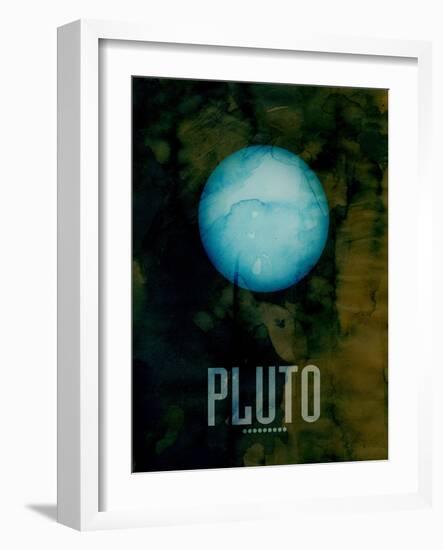 The Planet Pluto-Michael Tompsett-Framed Art Print