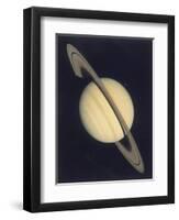 The Planet Saturn, 1980-null-Framed Premium Giclee Print