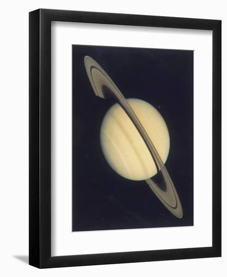 The Planet Saturn, 1980-null-Framed Premium Giclee Print