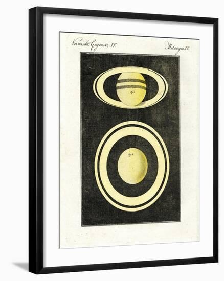 The Planet Saturn and its System of Rings-null-Framed Giclee Print