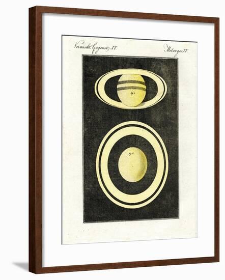 The Planet Saturn and its System of Rings-null-Framed Giclee Print