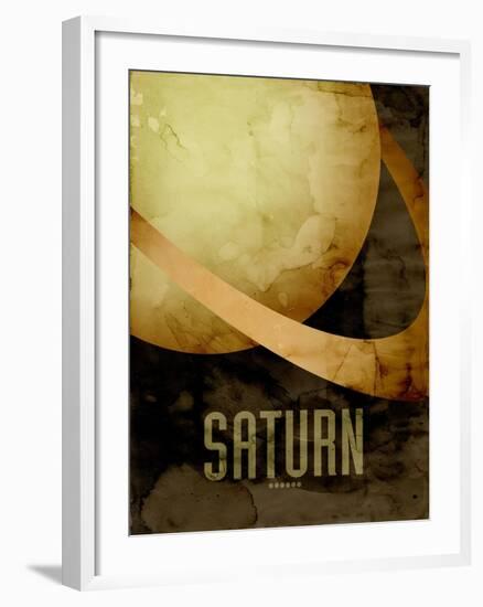 The Planet Saturn-Michael Tompsett-Framed Art Print