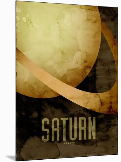 The Planet Saturn-Michael Tompsett-Mounted Art Print