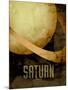 The Planet Saturn-Michael Tompsett-Mounted Art Print