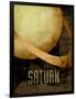 The Planet Saturn-Michael Tompsett-Framed Art Print
