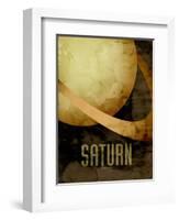 The Planet Saturn-Michael Tompsett-Framed Art Print