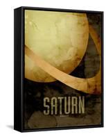 The Planet Saturn-Michael Tompsett-Framed Stretched Canvas