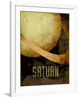 The Planet Saturn-Michael Tompsett-Framed Art Print