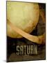 The Planet Saturn-Michael Tompsett-Mounted Art Print