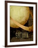 The Planet Saturn-Michael Tompsett-Framed Art Print