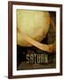 The Planet Saturn-Michael Tompsett-Framed Art Print