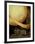 The Planet Saturn-Michael Tompsett-Framed Art Print