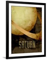 The Planet Saturn-Michael Tompsett-Framed Art Print