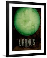 The Planet Uranus-Michael Tompsett-Framed Art Print