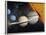 The Planets and Larger Moons to Scale with the Sun-Stocktrek Images-Framed Photographic Print