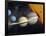 The Planets and Larger Moons to Scale with the Sun-Stocktrek Images-Framed Photographic Print