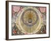 The Planisphere of Brahe, Harmonia Macrocosmica, 1660-Science Source-Framed Giclee Print