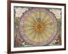 The Planisphere of Copernicus, Harmonia Macrocosmica, 1660-Science Source-Framed Giclee Print