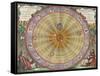 The Planisphere of Copernicus, Harmonia Macrocosmica, 1660-Science Source-Framed Stretched Canvas