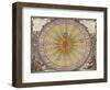 The Planisphere of Copernicus, Harmonia Macrocosmica, 1660-Science Source-Framed Premium Giclee Print