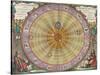 The Planisphere of Copernicus, Harmonia Macrocosmica, 1660-Science Source-Stretched Canvas