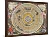 The Planisphere of Ptolemy, Harmonia Macrocosmica, 1660-Science Source-Framed Giclee Print