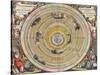 The Planisphere of Ptolemy, Harmonia Macrocosmica, 1660-Science Source-Stretched Canvas