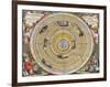 The Planisphere of Ptolemy, Harmonia Macrocosmica, 1660-Science Source-Framed Giclee Print