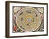 The Planisphere of Ptolemy, Harmonia Macrocosmica, 1660-Science Source-Framed Giclee Print