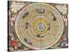 The Planisphere of Ptolemy, Harmonia Macrocosmica, 1660-Science Source-Stretched Canvas
