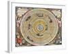 The Planisphere of Ptolemy, Harmonia Macrocosmica, 1660-Science Source-Framed Giclee Print