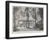 The Plantation House at Port- Au-Prince-null-Framed Art Print