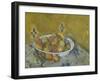 The Plate of Apples, C.1877-Paul Cezanne-Framed Giclee Print