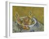 The Plate of Apples, C.1877-Paul Cezanne-Framed Giclee Print