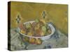 The Plate of Apples, C.1877-Paul Cezanne-Stretched Canvas