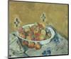 The Plate of Apples, c.1897-Paul Cézanne-Mounted Art Print