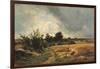 The Plateau of Ormesson - a Path Through the Corn-Francois Louis Francais-Framed Giclee Print