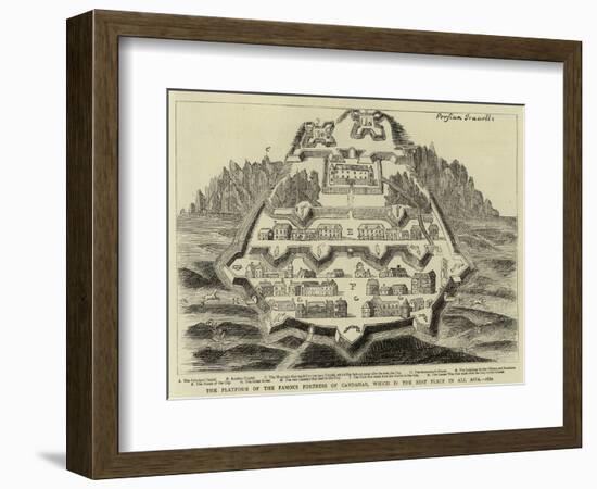 The Platform of the Famous Fortress of Candahar, Which Is the Best Place in All Asia, 1660-null-Framed Giclee Print