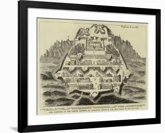 The Platform of the Famous Fortress of Candahar, Which Is the Best Place in All Asia, 1660-null-Framed Giclee Print