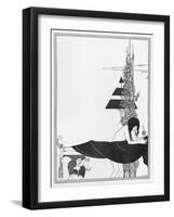 The Platonic Lament, Illustration from 'salome' by Oscar Wilde, 1894-Aubrey Beardsley-Framed Giclee Print