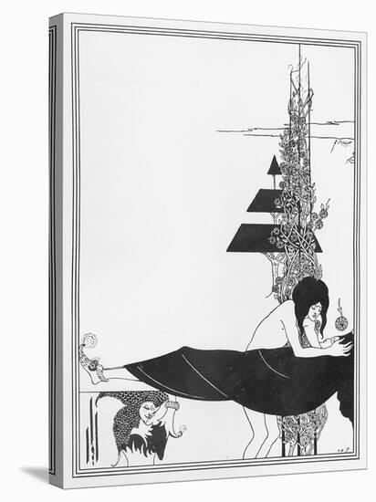 The Platonic Lament, Illustration from 'salome' by Oscar Wilde, 1894-Aubrey Beardsley-Stretched Canvas