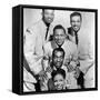 The Platters : Bottom-Top : Zola Taylor, Herb Reed, Tony Williams C. 1955-null-Framed Stretched Canvas