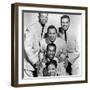 The Platters : Bottom-Top : Zola Taylor, Herb Reed, Tony Williams C. 1955-null-Framed Photo