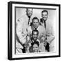 The Platters : Bottom-Top : Zola Taylor, Herb Reed, Tony Williams C. 1955-null-Framed Photo