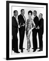 The Platters Groupe De Musiciens Rythm and Blues Chanteurs Noirs-null-Framed Photo