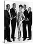 The Platters Groupe De Musiciens Rythm and Blues Chanteurs Noirs-null-Stretched Canvas